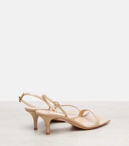Sandales Ribbon en cuir verni - Gianvito Rossi - Modalova