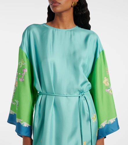 Alémais Robe longue Daria imprimée en soie - Alemais - Modalova
