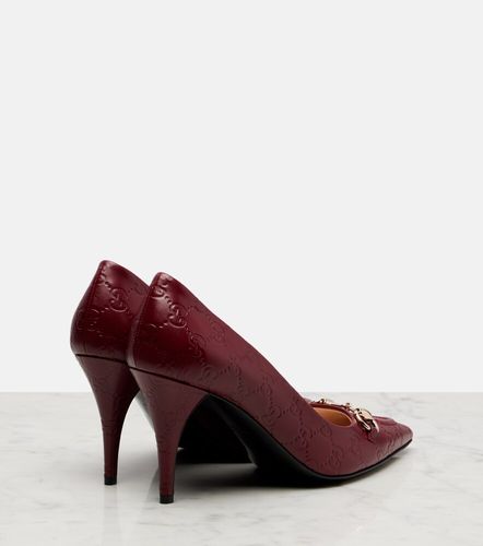 Escarpins Erin GG Horsebit 85 en cuir - Gucci - Modalova