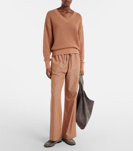Pantalon droit Rowan en coton à rayures - Varley - Modalova