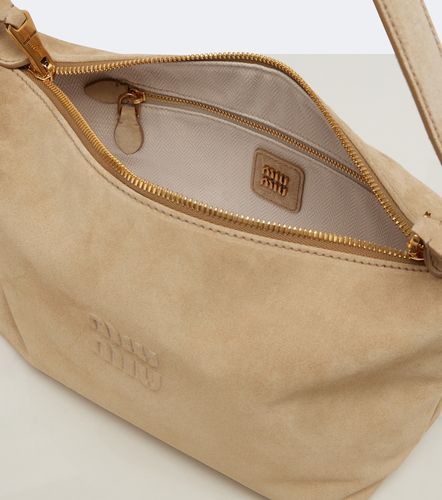 Sac porté épaule Spirit en daim - Miu Miu - Modalova