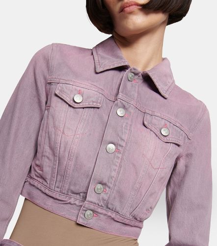 Veste raccourcie en jean - MM6 Maison Margiela - Modalova