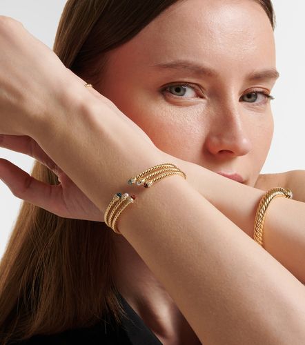 Bracelet Cablespira® Flex en or 18 ct, perles d'eau douce et diamants - David Yurman - Modalova