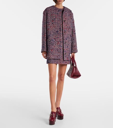 Veste en tweed de laine mélangée - Gucci - Modalova