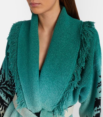 Cardigan Wave Bloom en jacquard de coton mélangé - Alanui - Modalova