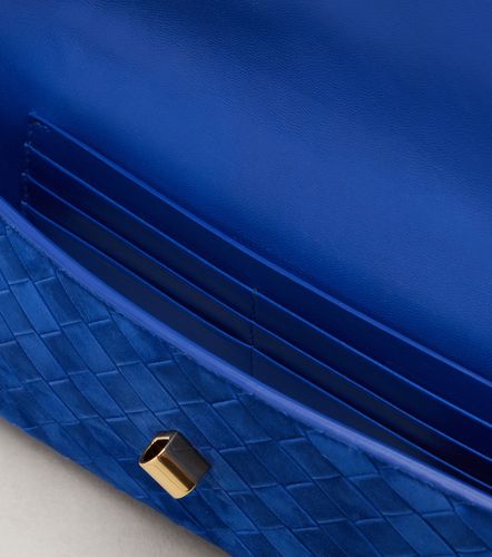 Pochette en daim Intrecciato - Bottega Veneta - Modalova