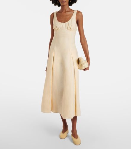 Faithfull Robe midi Esme en lin - Faithfull - Modalova