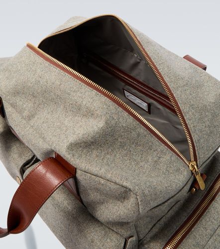 Sac de voyage avec détails en cuir - Brunello Cucinelli - Modalova