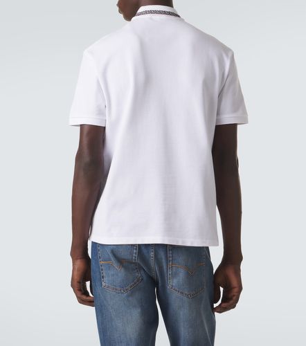 Versace Polo Greca en coton - Versace - Modalova