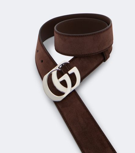 Gucci Ceinture GG Marmont en daim - Gucci - Modalova