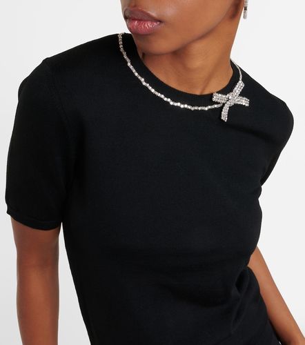 Top en laine vierge à ornements - Valentino - Modalova