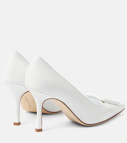 Escarpins Maysale 70 en daim - Manolo Blahnik - Modalova