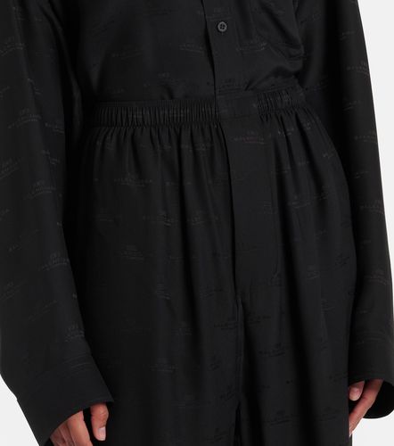 Pantalon de pyjama en soie - Balenciaga - Modalova