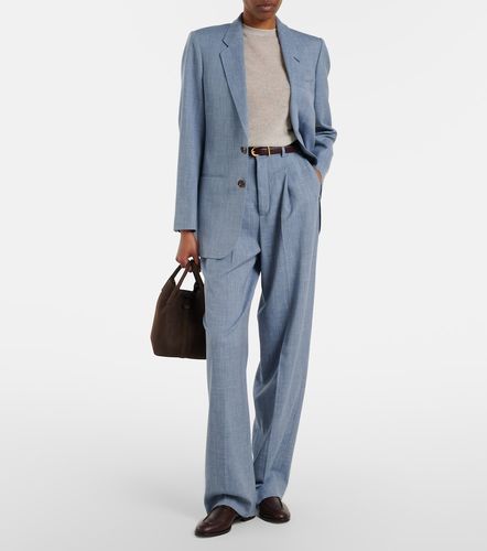 Pantalon Hector en laine, soie et lin - Loro Piana - Modalova