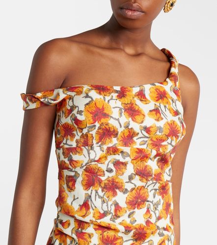 SIR Robe Jara en lin à fleurs - SIR - Modalova