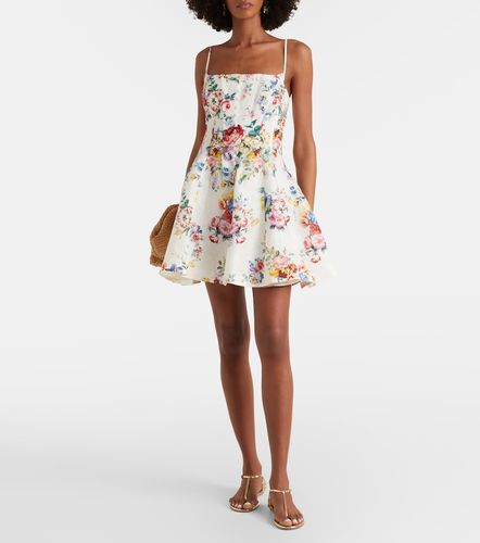Robe en lin et soie à ornements - Camilla - Modalova