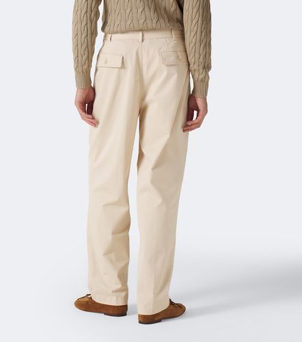 Pantalon droit en coton mélangé - Ralph Lauren Purple Label - Modalova