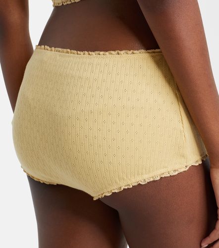 Miu Miu Short Micro en coton - Miu Miu - Modalova