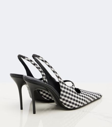 Alaïa Escarpins slingback Drop à carreaux vichy - Alaia - Modalova