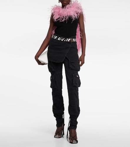 The Attico Top à plumes - The Attico - Modalova