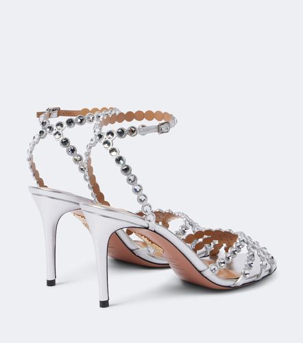 Sandales Tequila 85 en cuir à ornements - Aquazzura - Modalova