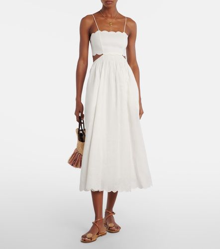 Robe midi Rhiannon en lin - Zimmermann - Modalova