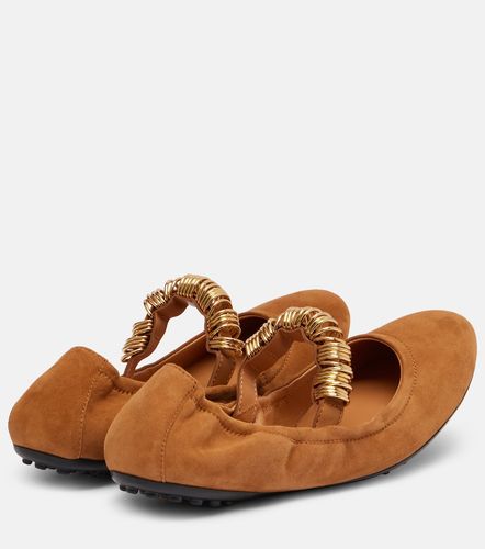 Ballerines Dee en daim à ornements - Tod's - Modalova