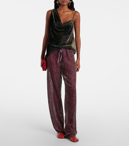 Pantalon droit à pois - Dries Van Noten - Modalova