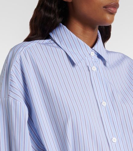 Robe chemise rayée en coton - The Attico - Modalova