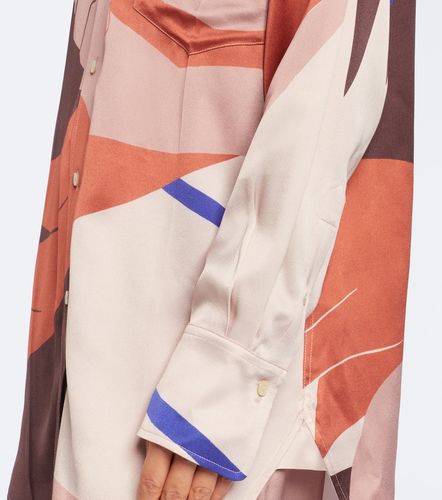 Chemise à imprimé en satin - Victoria Beckham - Modalova