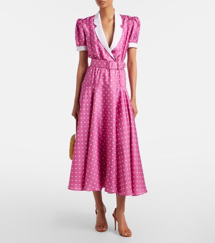 Rodarte Robe midi en soie à pois - Rodarte - Modalova