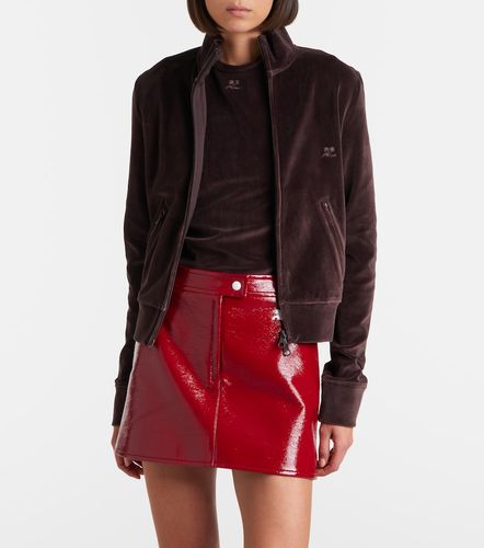 Courrèges Veste de survêtement en coton mélangé - Courreges - Modalova