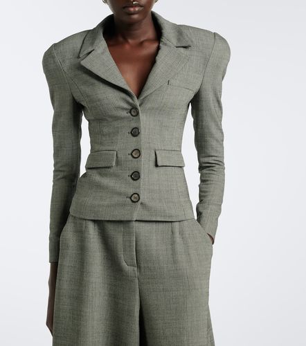 Veste en laine mélangée à chevrons - Magda Butrym - Modalova