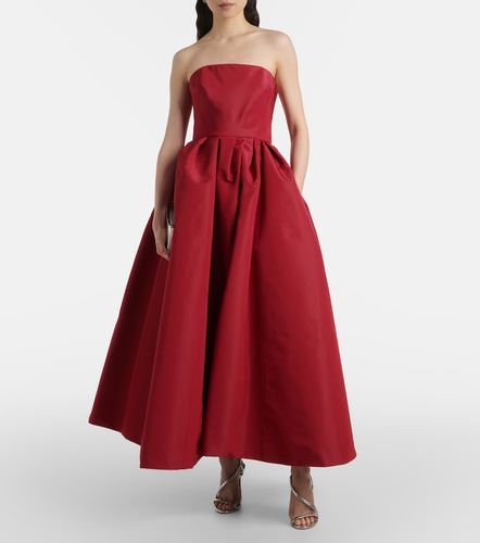 Robe de cocktail bustier en soie - Carolina Herrera - Modalova