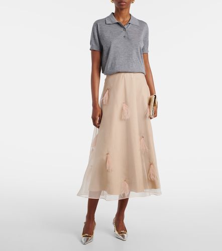 Jupe midi Sheer Volumes en organza de soie - Dorothee Schumacher - Modalova