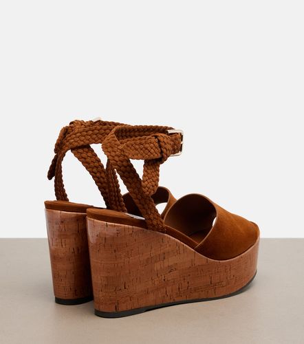 Sandales compensées Jori en daim - Jimmy Choo - Modalova