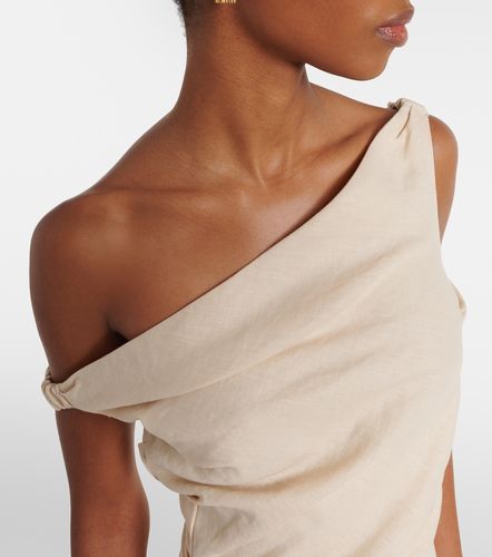 Robe longue Roma asymétrique en lin - Faithfull - Modalova