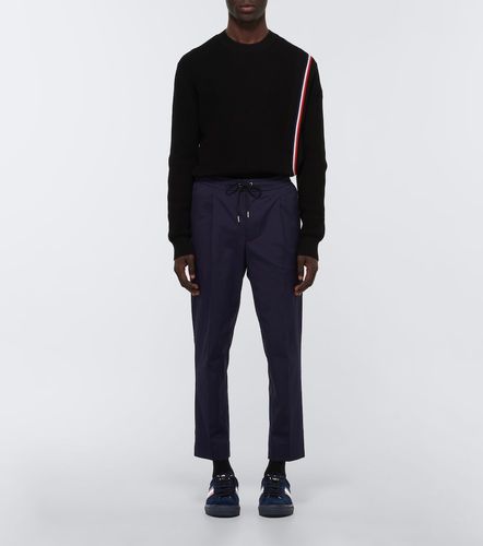 Baskets New Monaco en suède - Moncler - Modalova