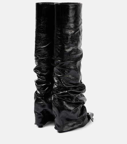 The Attico Bottes Juno 95 en cuir - The Attico - Modalova