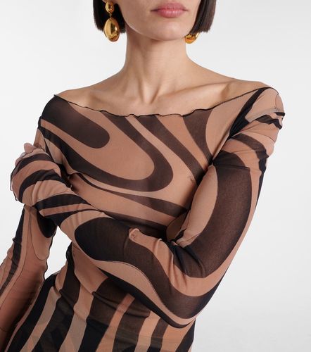 Pucci Top Marmo en tulle - Pucci - Modalova