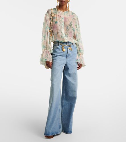 Chloé Blouse en soie à fleurs - Chloe - Modalova