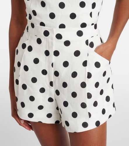 Posse Short Rosalie en lin à pois - Posse - Modalova