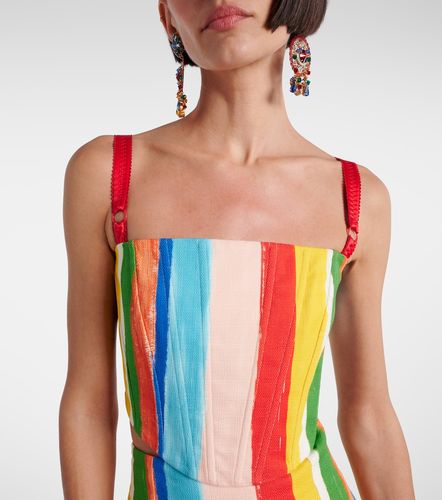 Top rayé en coton mélangé - Dolce&Gabbana - Modalova