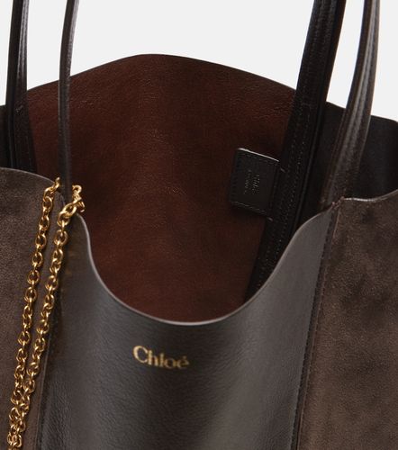 Chloé Sac Chloé Spin en cuir et daim - Chloe - Modalova