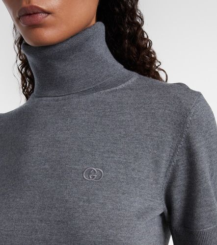 Gucci Top à col roulé en laine - Gucci - Modalova