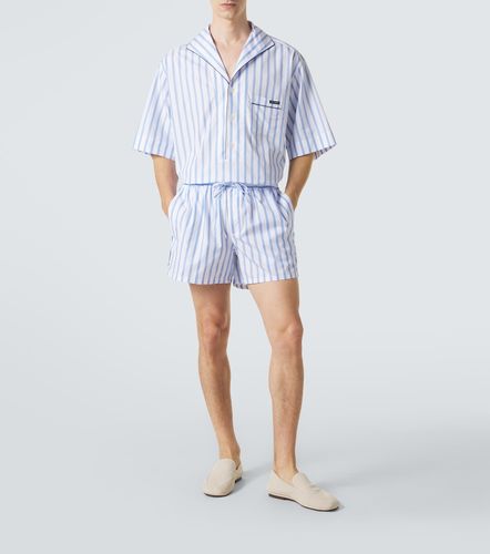 Chemise en coton et soie à rayures - Dolce&Gabbana - Modalova