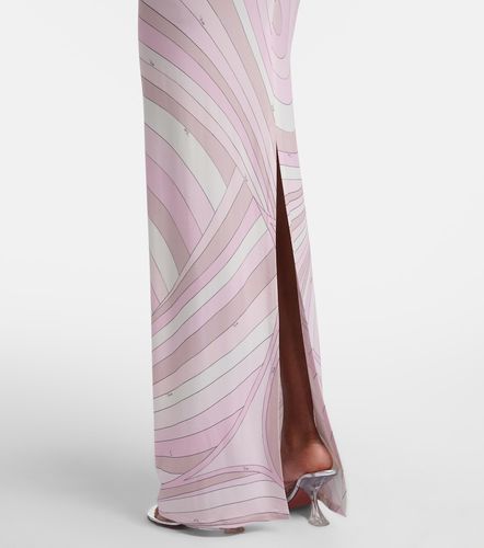 Pucci Robe longue Iride en satin - Pucci - Modalova