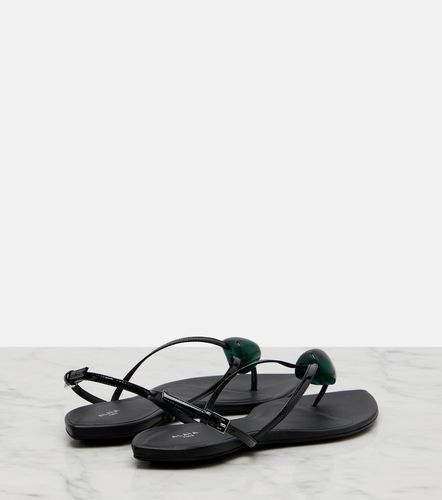 Alaïa Sandales à entre-doigts en cuir à ornement - Alaia - Modalova