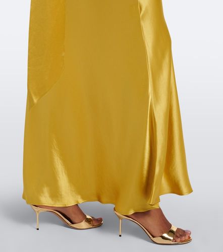 Staud Robe longue Estelle en satin - Staud - Modalova