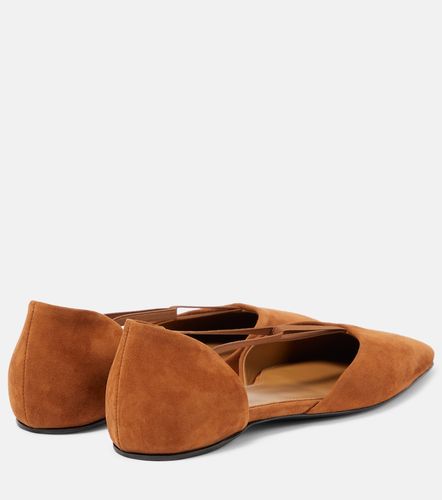 Chaussures plates T-Strap en daim - Toteme - Modalova